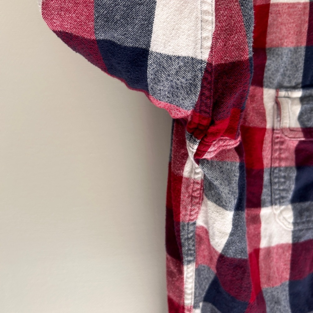 Y2K ABERCROMBIE & FITCH Buffalo Plaid Button Down Flannel Shirt Indie | Men’s XL - Picture 8 of 16